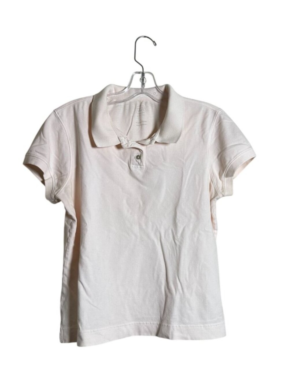 Talbots Petites Light Pink Polo Shirt Women’s Large Petite Short Sleeve Top - Picture 2 of 6